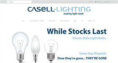 Desktop Screenshot of caselllighting.com